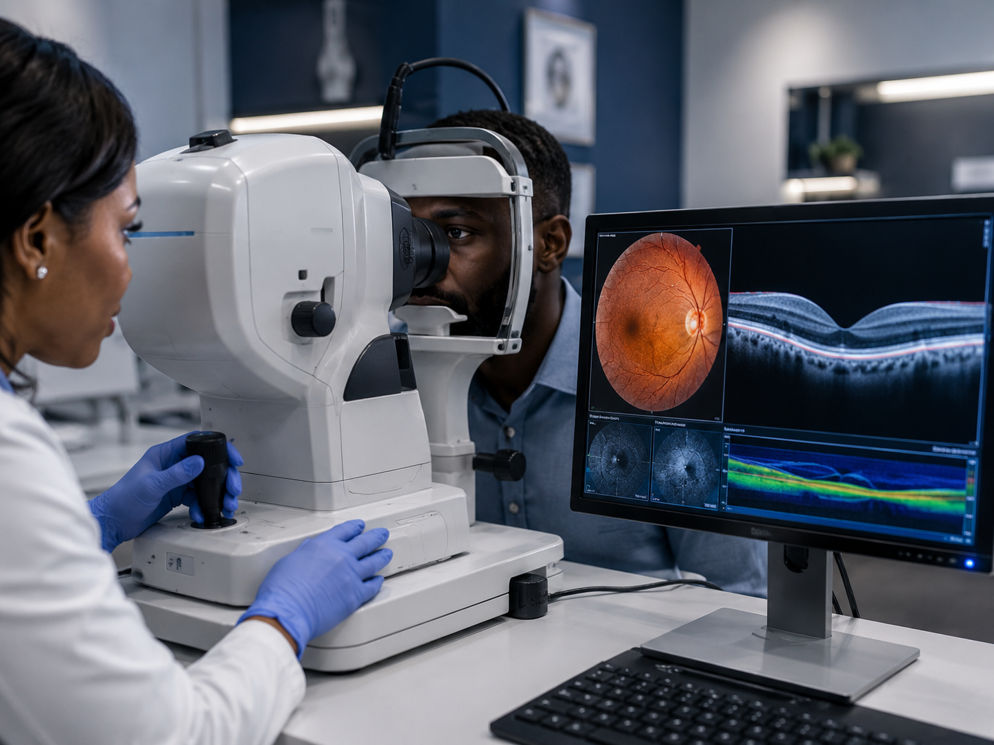 Advanced diagnostic equipment at Cynard Eye Clinic
